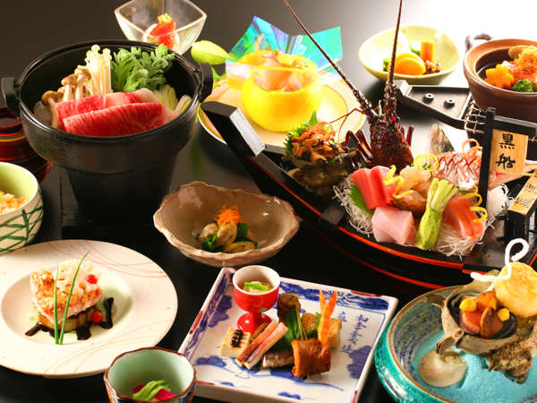 地元の海の幸にこだわった会席料理