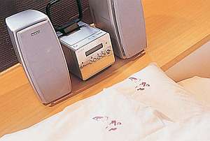 お好きな曲を楽しめるCDプレーヤーもある