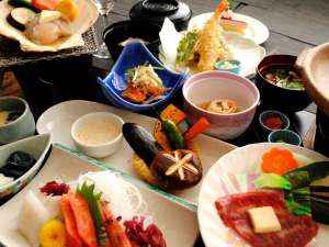 大雪山白金観光ホテル：地元食材をふんだんに使用した和食膳