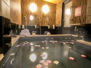 グランパークホテル　エクセル福島恵比寿：女性用浴場(リニューアル後)女性スタッフ厳選のシャンプー・コンディショナー・ボディーソープあり！