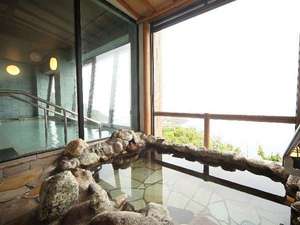龍飛崎温泉　ホテル竜飛：津軽海峡を一望できる露天風呂（※男女）