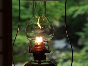 ランプの宿　青荷温泉：*夜は、ランプの灯りだけでお過ごし頂けます。
