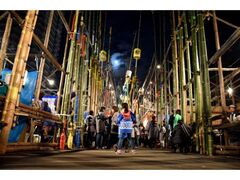 関東の奇祭 古河提灯竿もみまつりの写真1