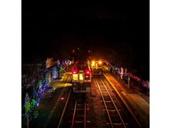 わたらせ渓谷鐵道各駅イルミネーションの写真1