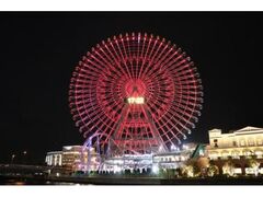 よこはまコスモワールド 「大観覧車 光のアート」(冬)の写真1