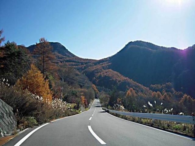 三城牧場の紅葉