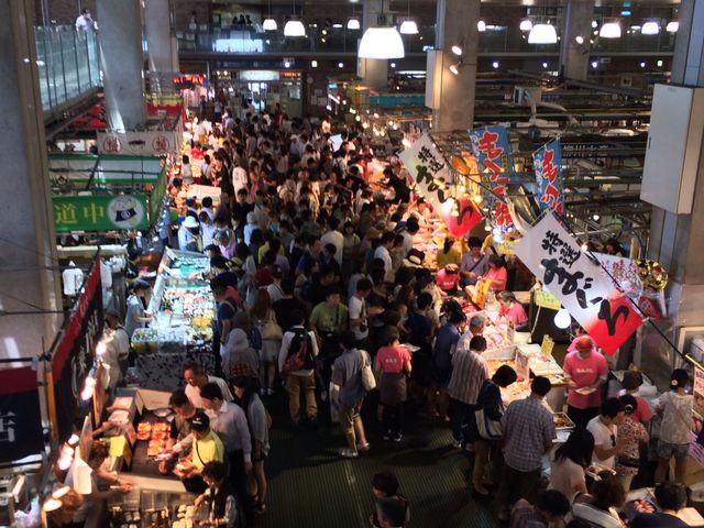 お祭り_唐戸市場(活きいき馬関街)