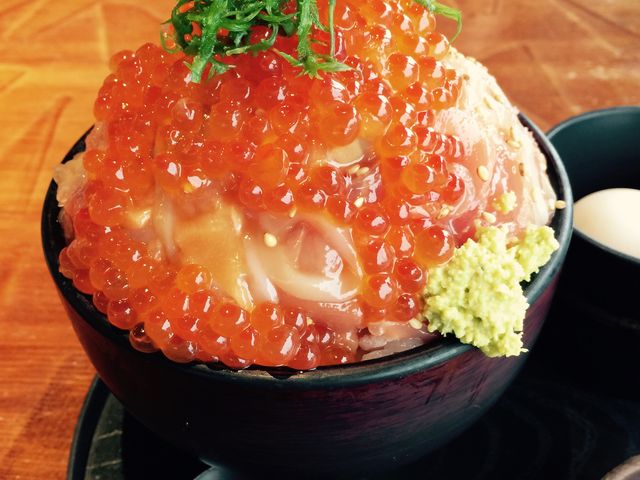 漁師の漬け丼_伊豆高原ビール 海の前のカフェレストラン