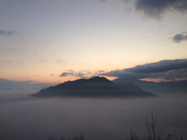 日の出_竹田城跡の雲海