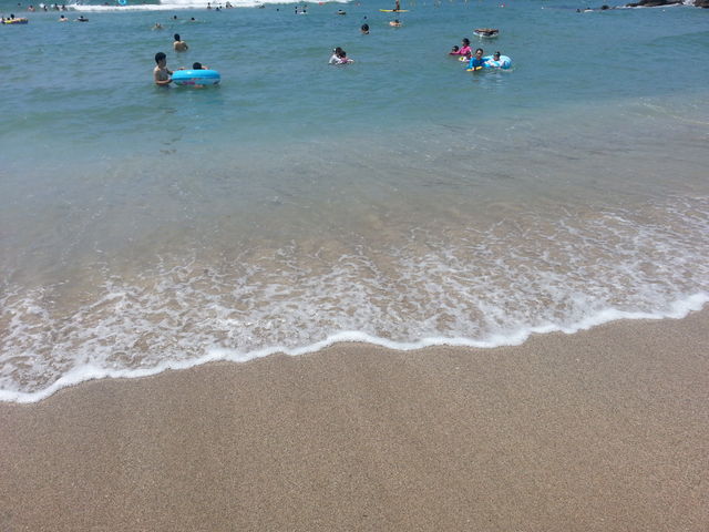 綺麗でした。_守谷海水浴場