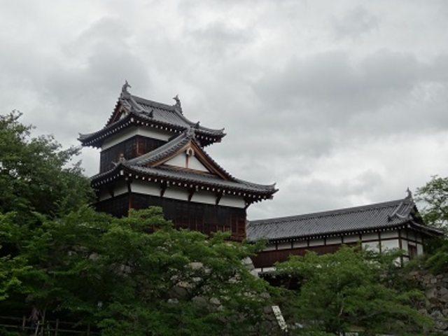 追手門と追手向櫓_郡山城跡