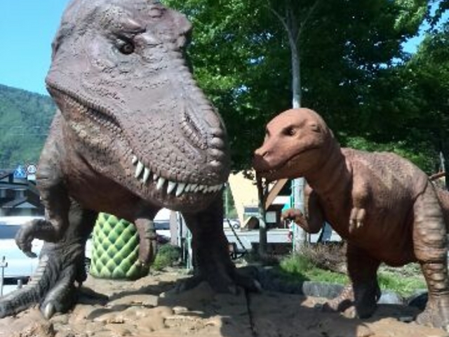 仲良し親子♪_道の駅 九頭竜