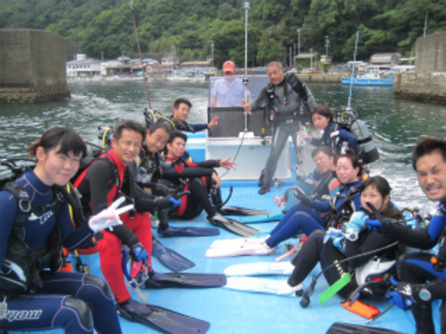 三重の海でボートダイビング_ダイビングスクールMDS