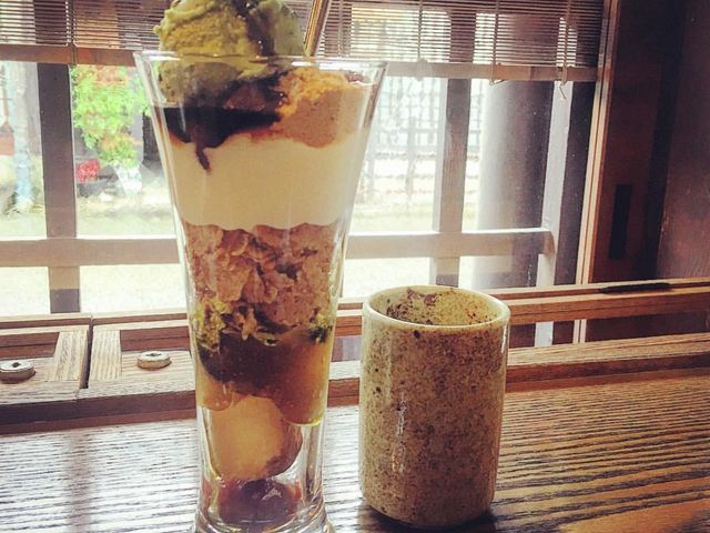和風パフェ あまがさね_喫茶去かつて