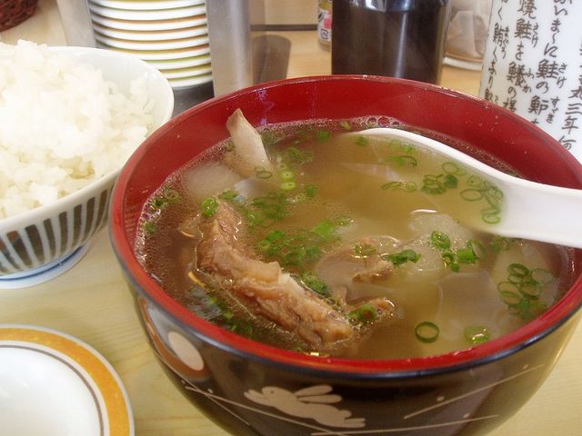 ヤギ汁定食_大吉寿司