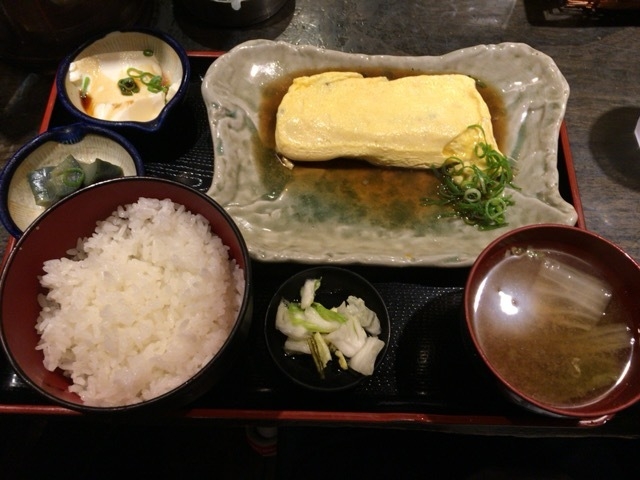 肉巻き定食_鶏と魚と麺 祐星 なんば店