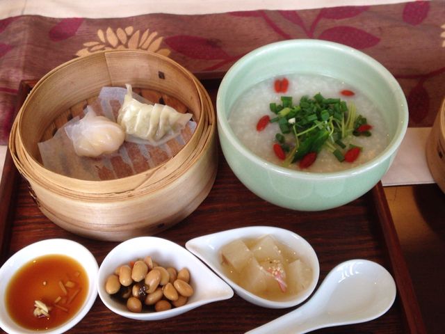 お粥ランチ_中国茶房 茶趣茶楽