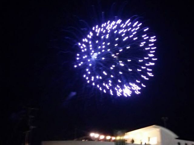 先日は、近くで花火大会もありましたよ♪_食堂崎戸