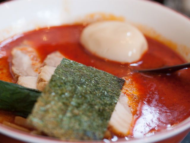 赤百歩+味玉+チャーシュー_百歩ラーメン