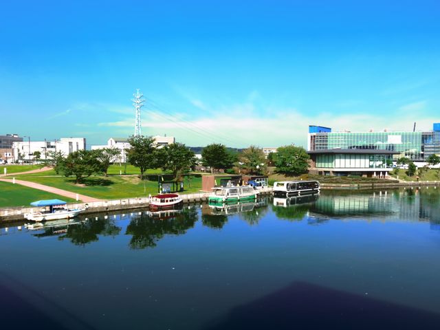 富岩運河環水公園 船_富岩運河環水公園