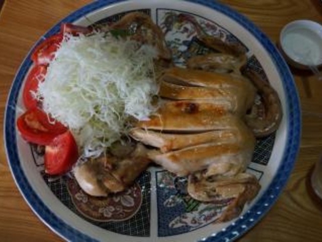 1羽丸丸です 塩_蒸鶏工房白地商店