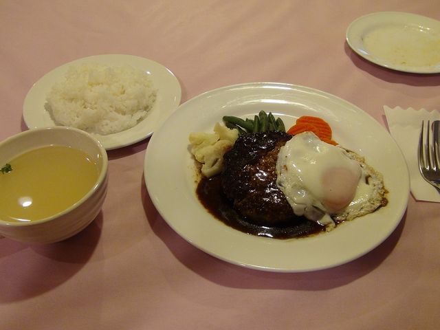 米沢牛ハンバーグステーキ_ステーキ 東洋館