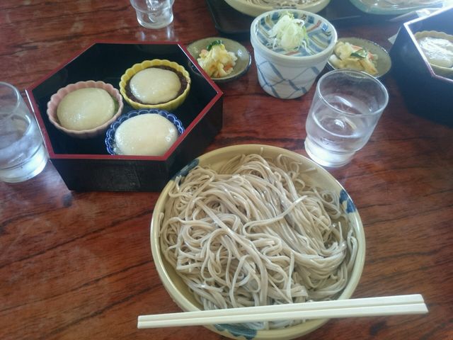 蕎麦も美味しい。_清作茶屋