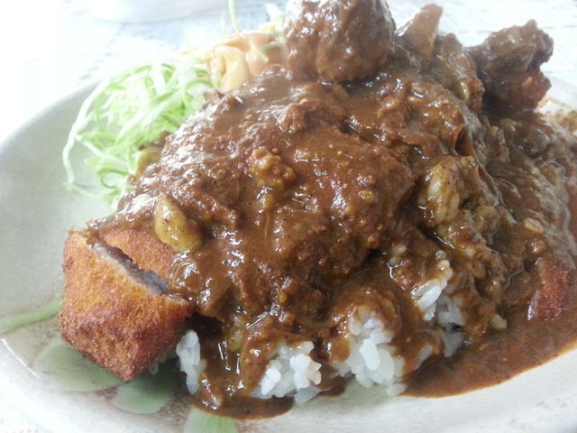 カツカレー_レストランばーく