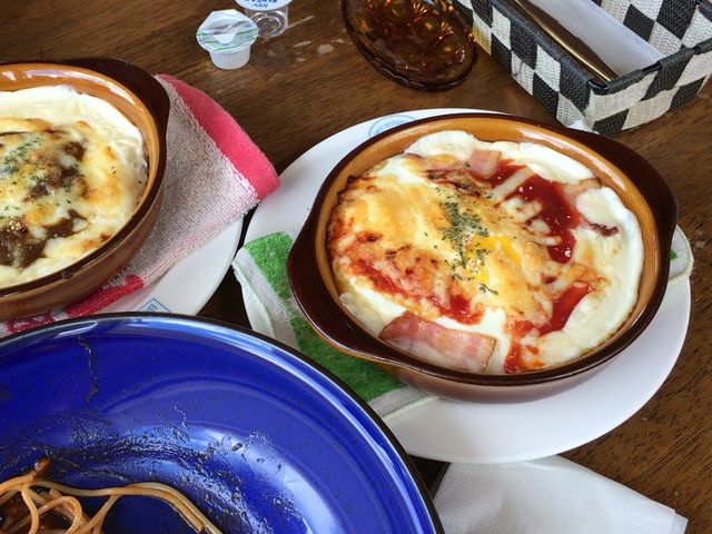 パスタとドリア_君ヶ浜BAYHOUSE