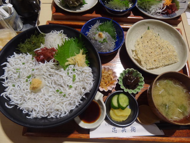 しらすと伊勢海老の忠兵衛