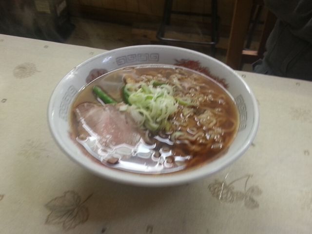 セットのラーメン_秋田食堂