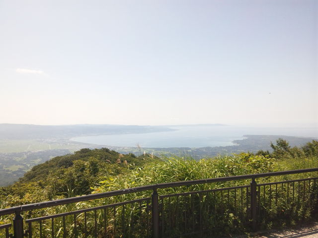 天気が良くてイイ眺め(相川方面)でした。_大佐渡スカイライン