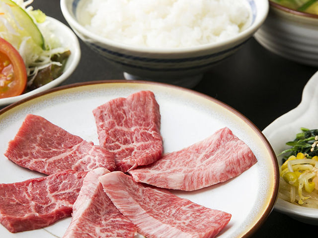 ランチメニューですが美味しかったです。_焼肉むさし 幕張店
