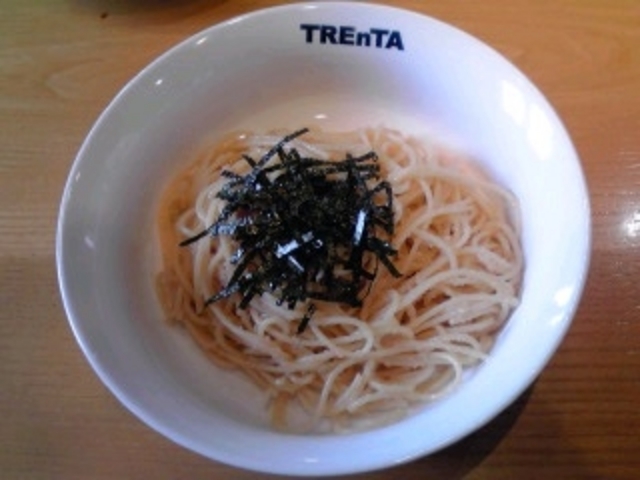 たらこスパゲティ:780円+税8%_トレンタ御所野店