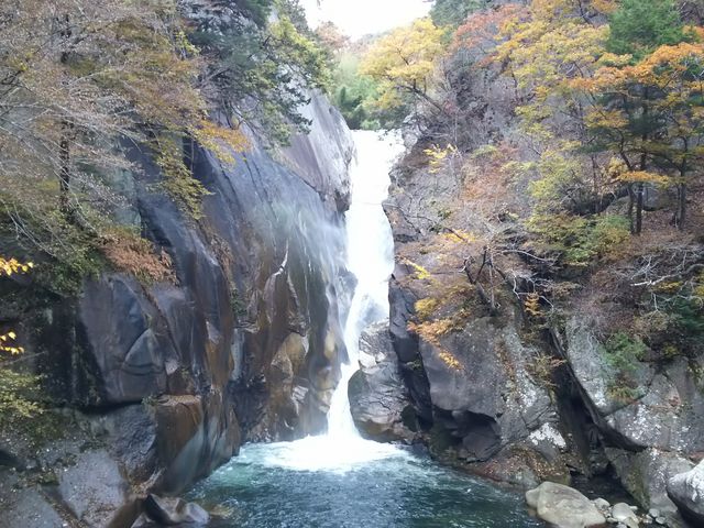 昇仙峡の遊歩道から見たところです。_仙娥滝