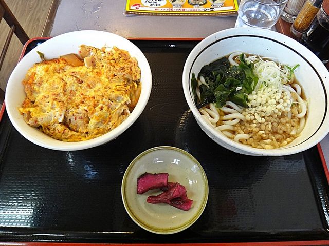 かき揚げ丼セットが美味しかったです。_山田うどん指扇店