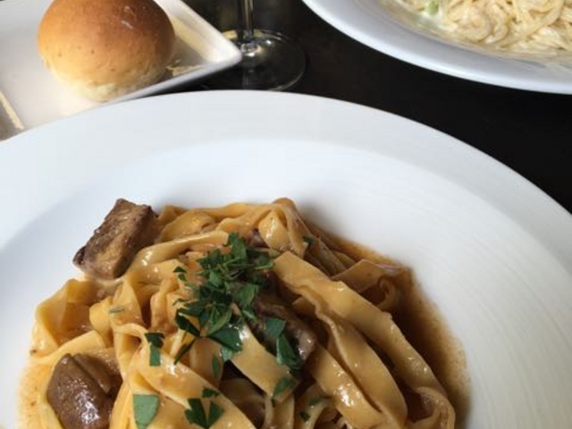 パスタももちもちで美味しいです!_Restaurant CARESS