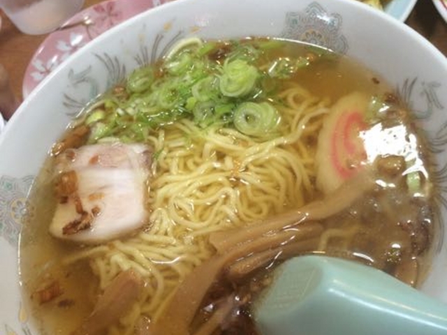 細麺のラーメンも美味しいです!_第一亭