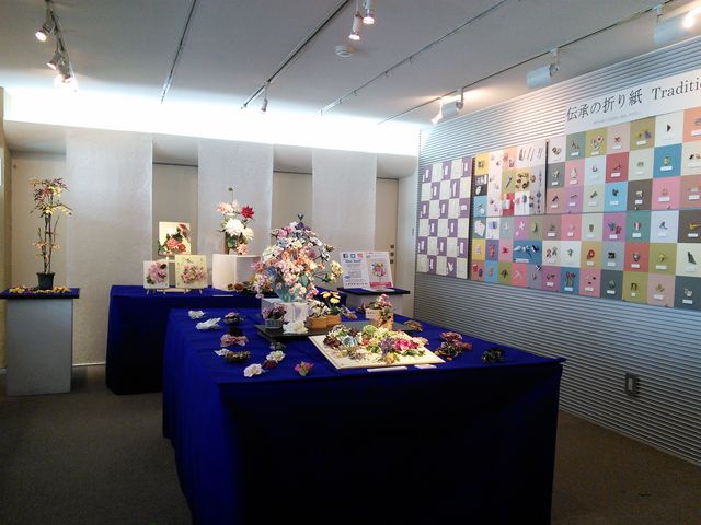 二階ギャラリーの展示_御茶ノ水 おりがみ会館