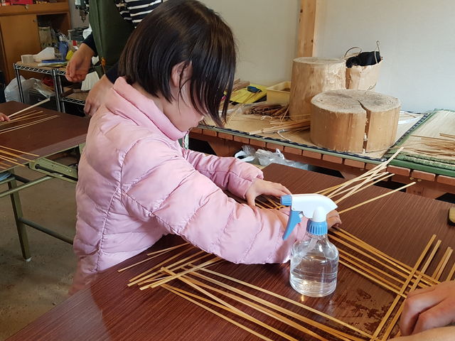子どもたちも楽しく作っていました。_いしかわ竹乃店嵐山本店