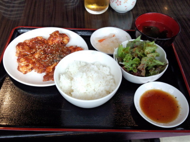 カルビ定食が美味しかったです。_焼肉ドラゴ 押上店