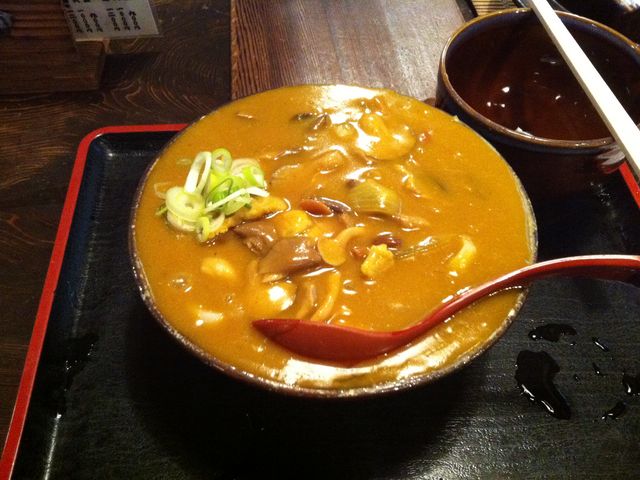 溢れるカレーうどんどん_手打ちうどん 根岸屋