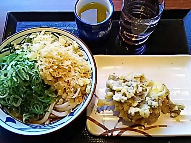 山盛り 青ネギ_丸亀製麺 日立