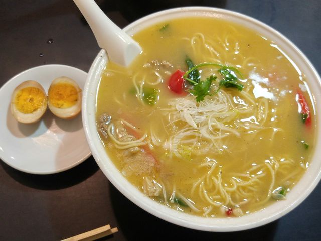 牛もつそば&醤蛋。_支那そば屋 こうや