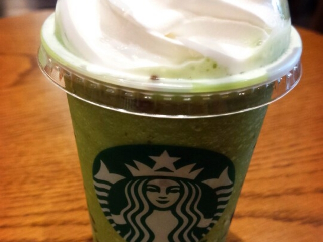 抹茶クリームフラペチーノ_スターバックスコーヒー マリエとやま店