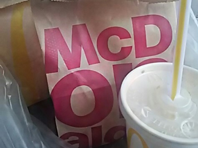 持ち帰り。_マクドナルド矢板市役所通り店(McDonald’s)