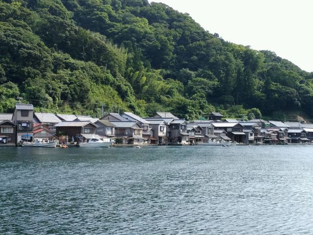 きれいな景色です_舟屋の町並み