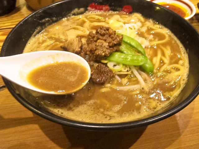 味噌ラーメン大盛りです_神楽 米子店