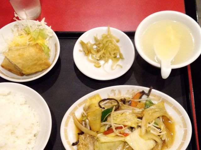 野菜炒めセット_上海楼