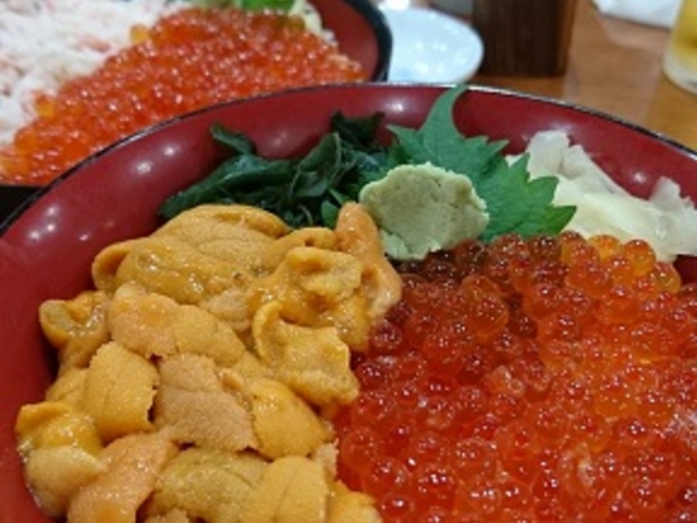 うにいくら丼_ヤン衆料理 北の漁場
